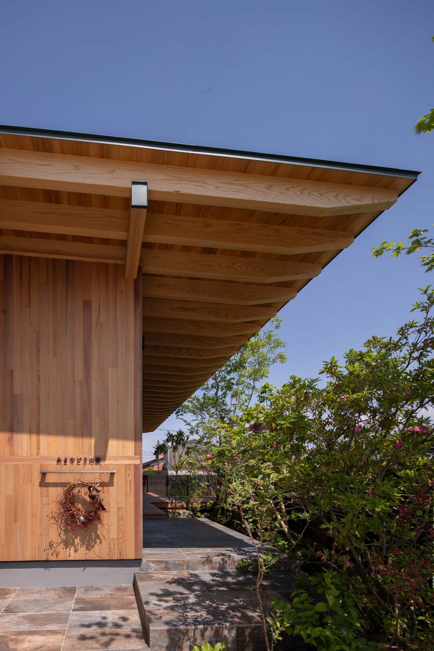 久留米市北野町にある梅原建設のコンセプトハウスあまやどりの家